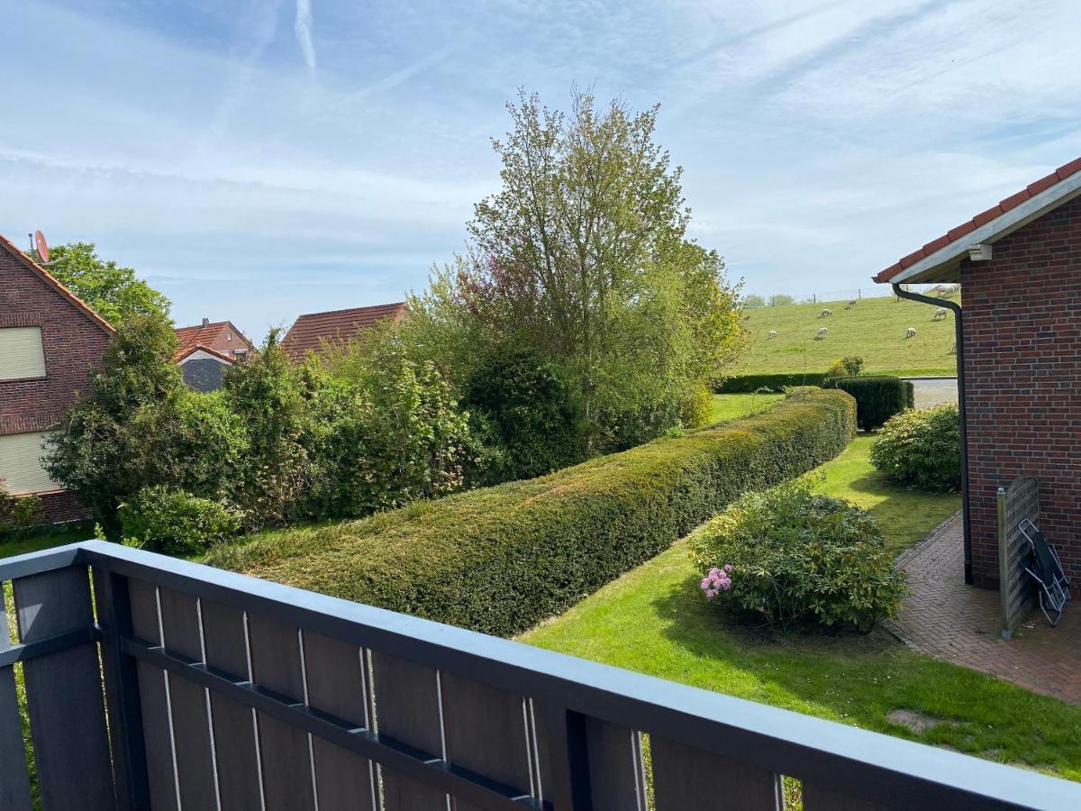 Ferienwohnung Deichblick - Haus Seeschwalbe Schillig Eksteriør billede