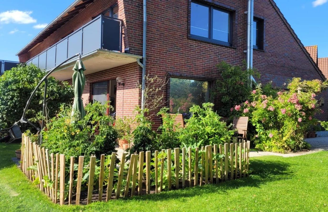 Ferienwohnung Deichblick - Haus Seeschwalbe Schillig Eksteriør billede